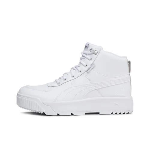 PUMA Tarrenz SB Pure tex TRAINERS Высокие Кроссовки для скейтбординга Мужские Белые