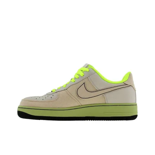 Nike Air FORCE 1 Low Светлый костный' Покрытие Устойчивое к истиранию Низкий Топ Скейтбординг Мужской Белый Зеленый