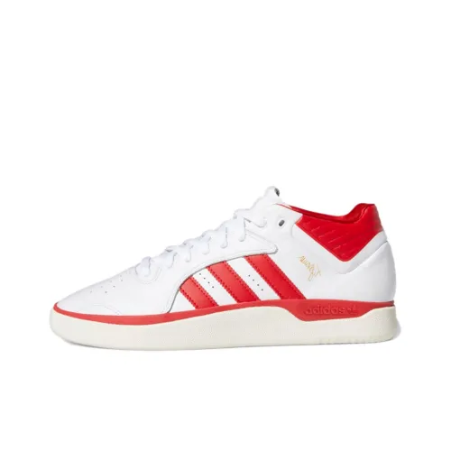 Adidas Originals Tyshawn MID Топ Скейтборд Кроссовки Мужские Белый Красный