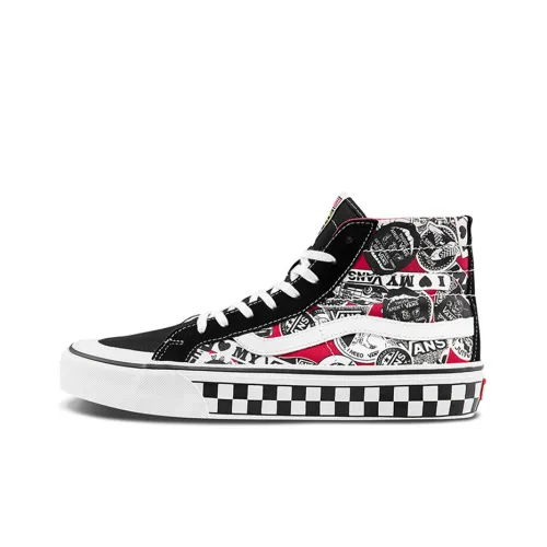 VANS SK8 High Топ Скейтборд Кроссовки Унисекс Черный Многоцветный