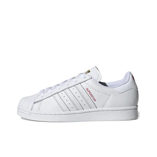 Adidas Originals SUPERSTAR LOW Топ Скейтборд Кроссовки Женские Белые