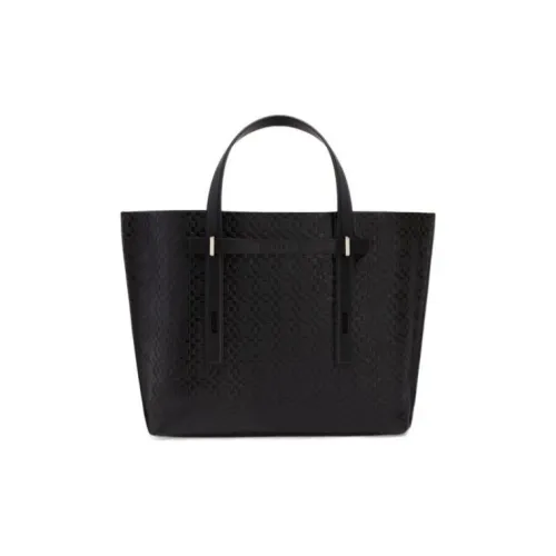 Furla Коровья кожа Тоут Сумка Сумка для покупок Сумка Большая Мужская Черная