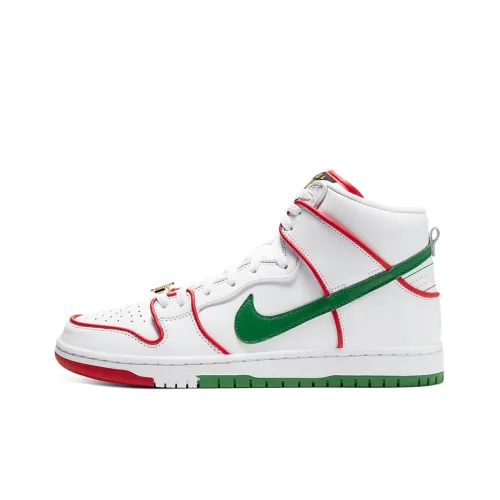 Paul Rodriguez x Nike Dunk SB PRM QS High Скейтборд Кроссовки Unisex Айвори