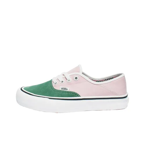 Vans Аутентичный устойчивый к истиранию легкий и дышащий низкие кеды для скейтбординга унисекс розовый зеленый