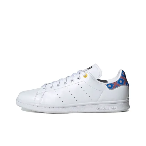 Adidas Originals StanSmith Stan Smith Low Топ Скейтборд Кроссовки Унисекс Белый Синий Зеленый
