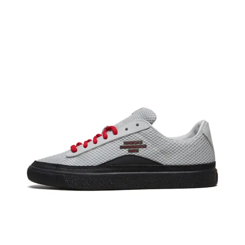 Han Kjobenhavn X PUMA Clyde Series Glacier GREY Low Top Скейтборд Кроссовки Unisex Серый Красный