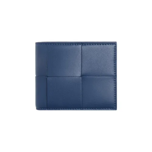 Bottega Veneta Телячья кожа Кошелек Стандартный Мужской Синий