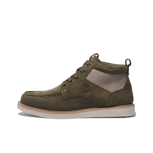 Timberland Newmarket Ii Chukka Slip-Resistant MID Топ Скейтборд Кроссовки Мужские Армейский Зеленый