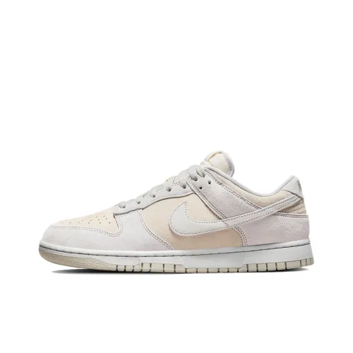 Nike Dunk Low Топ Скейтборд Кроссовки Унисекс Кремовый Серый