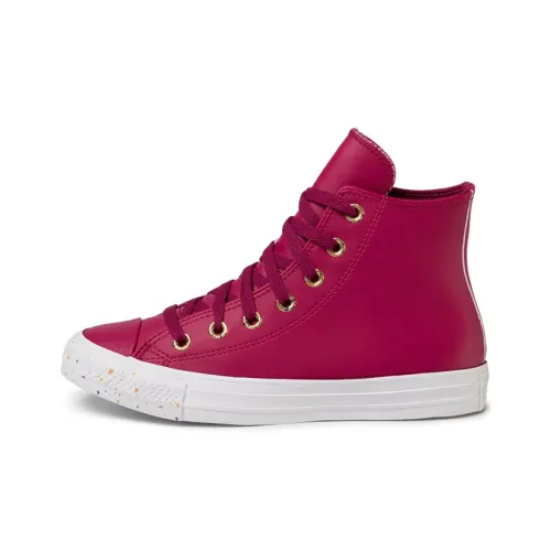 Converse Chuck Taylor All Star Slip Resistant Abrasion Resistant High Топ Скейтборд Кроссовки Женские Фуксия