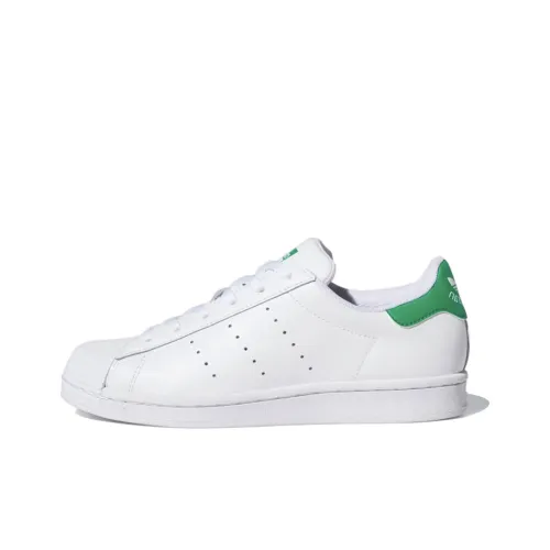 Adidas Originals StanSmith Superstar Low Топ Кроссовки для скейтбординга Женские Зеленый Каблук TAB