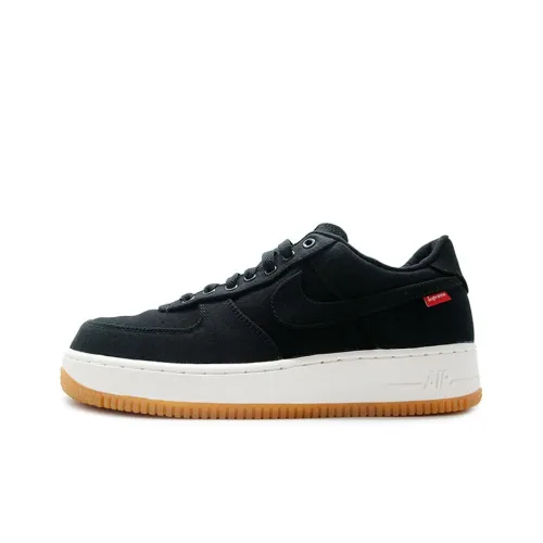 Supreme x Nike Air Force 1 NYC Low Скейтборд Кроссовки Мужские Черные