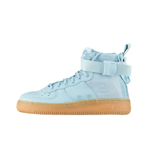Nike Air FORCE 1 Скейтборд Кроссовки Высокие Женские