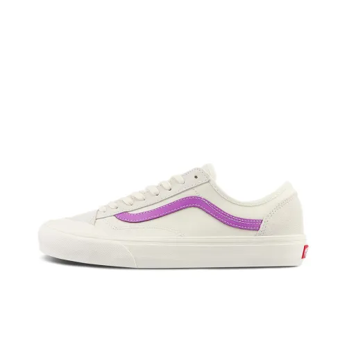 Vans Style 36 Series Decon SF Low Скейтборд Кроссовки Unisex Белый Фиолетовый