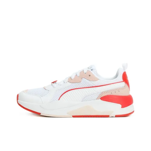 PUMA X RAY Game VALENTINE'S Амортизация Низкие Кроссовки для Скейтбординга Женские Белые Красные