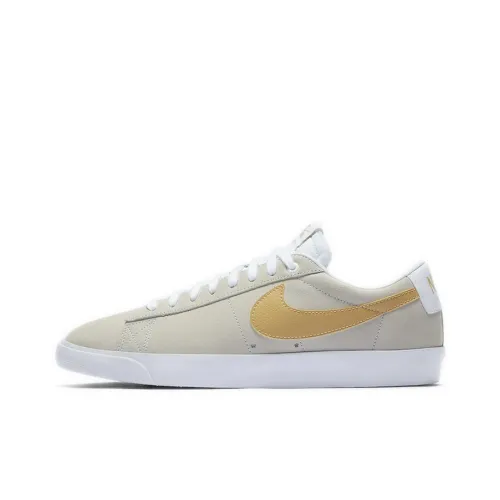 Nike Blazer GT Low Top Скейтборд Кроссовки Унисекс Серый Желтый