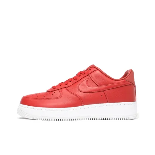 Nike Air Force 1 Амортизаторы Shock Absorbers Противоскользящие Устойчивые к истиранию Низкий Топ Скейтбординг Мужской Красный Белый