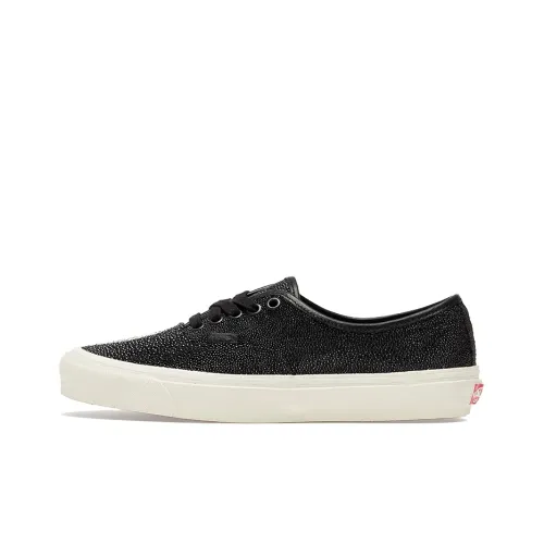 Vans Authentic Series Low Топ Скейтборд Кроссовки Унисекс Black Pearl Fish