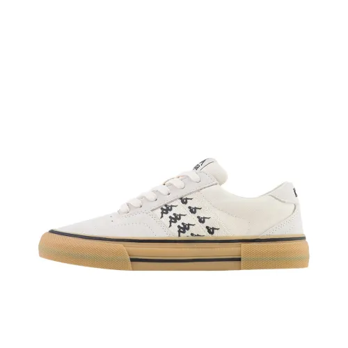 KAPPA Устойчивые к истиранию Баланс Легкие Низкие Кроссовки для скейтбординга Унисекс Белый Черный