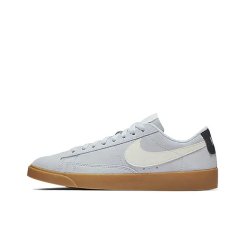 Nike Blazer SD Anti-Slip Lightweight Low-Top Скейтборд Кроссовки Женские Светло-Синий Белый