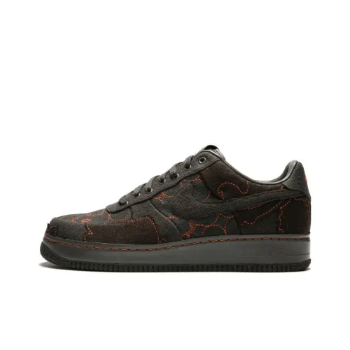 Nike Air Force 1 Maharam Лесной мшистый Низкий топ Скейтбординг Мужской Дата Серый