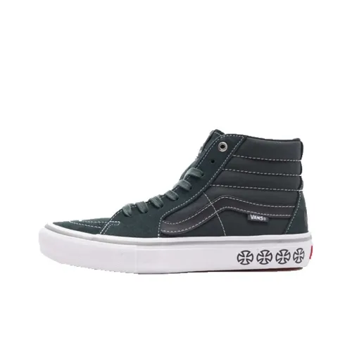 VANS SK8 X Independent High Топ Скейтборд Кроссовки Унисекс Зеленый