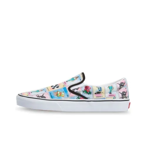 Vans Slip On Series Low Топ Скейтборд Кроссовки Унисекс Многоцветный Artistic