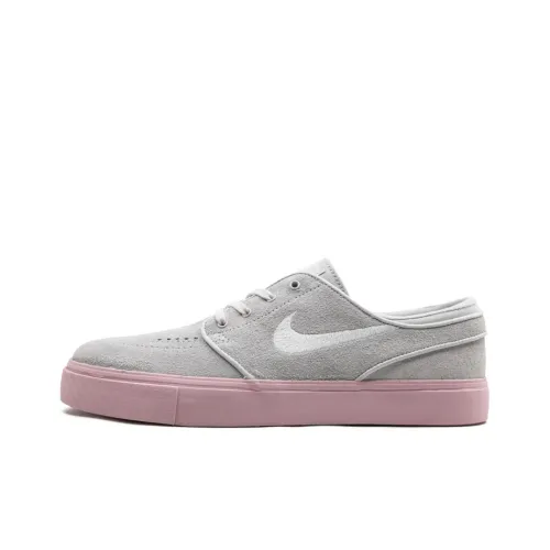 Nike SB Stefan Janoski Low Топ Скейтборд Кроссовки Унисекс Серый Розовый