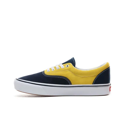 Vans Era Нескользящие Легкие Низкие Кроссовки для Скейтбординга Унисекс Желто-Синие