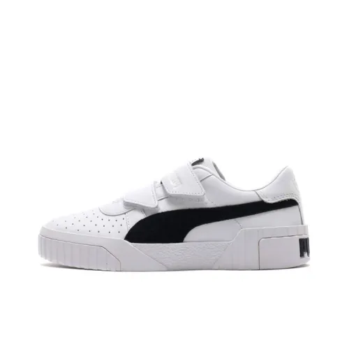 Selena Gomez X PUMA Cali Series Velcro B W Низкие Скейтбординг Кроссовки Женские Черные Белые