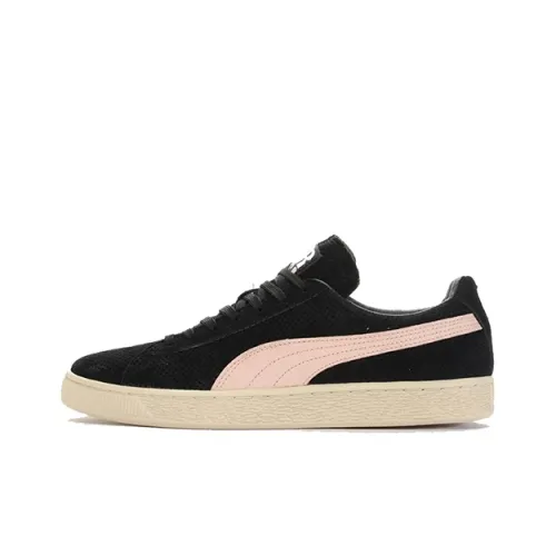 PUMA Suede Series VALENTINE His Low Топ Скейтборд Кроссовки Мужские Черные Розовые