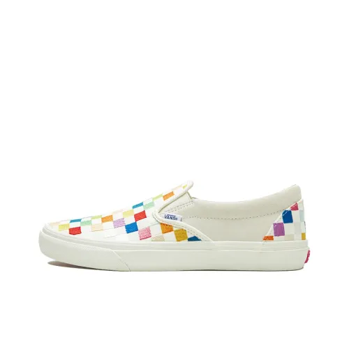 Damien Hirst x Vans Slip On Series Classic Vlt LX Low Top Скейтборд Кроссовки Unisex Белый Многоцветный