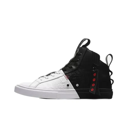 LINING Китайский стиль Серия Retrospective Нескользящий Легкий Высокий Топ Скейтборд Кроссовки Мужской Цвет сосновой сажи