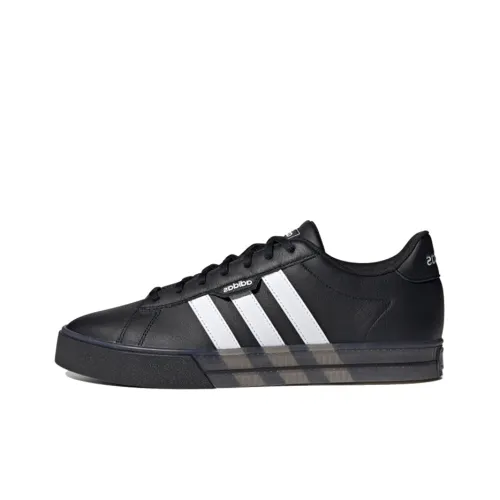 Adidas Neo Daily 3,0 Slip-resistant Abrasion-resistant Low-top Skateboard Shoes Men's Black Adidas Neo Daily 3,0 Противоскользящие устойчивые к истиранию низкий топ кроссовки для скейтбординга мужские черные