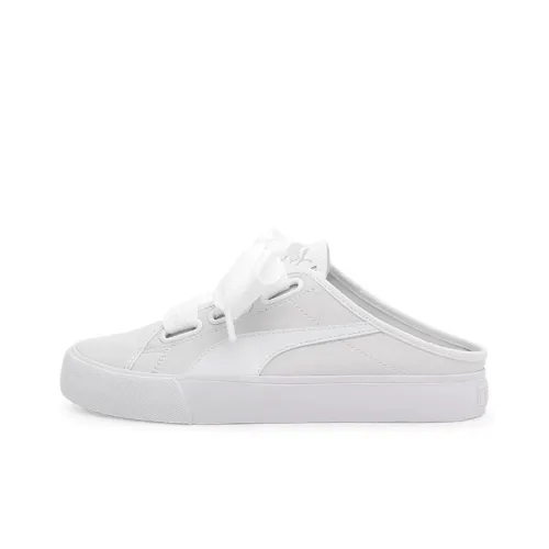 PUMA Легкий Баланс Низкий Топ Скейтборд Кроссовки Женские Белые