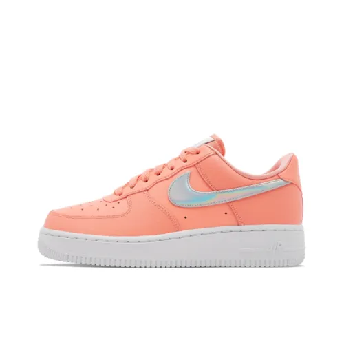 Nike Air FORCE 1 07 ESS Покрытие Slip-resistant Амортизация Низкий Топ Скейтбординг Кроссовки Женские Розовые