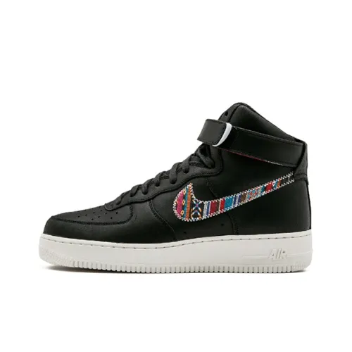 Nike Air Force 1 07 LV8 High Топ Скейтборд Кроссовки Мужские Черно-Белые