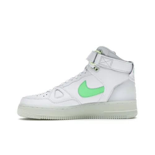 Nike Air Force 1 RSVP Покрытие Slip-Resistant и Abrasion-Resistant Высокий Топ Скейтбординг Мужской Белый Зеленый