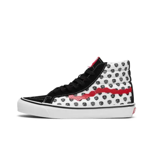 Bodega x VANS SK8 Vault OG LX 'High Stakes' Высокие кроссовки для скейтбординга унисекс черно-белые