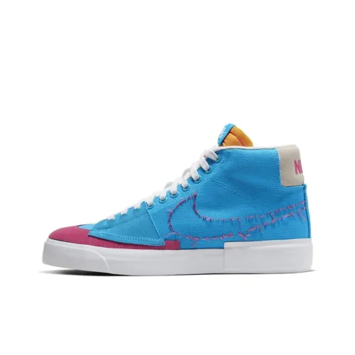 Nike Blazer SB Non Slip Lightweight MID Skateboard Shoes Unisex Blue Найк Блэйзер SB Non Slip Легкий MID Скейтборд Кроссовки Унисекс Синий