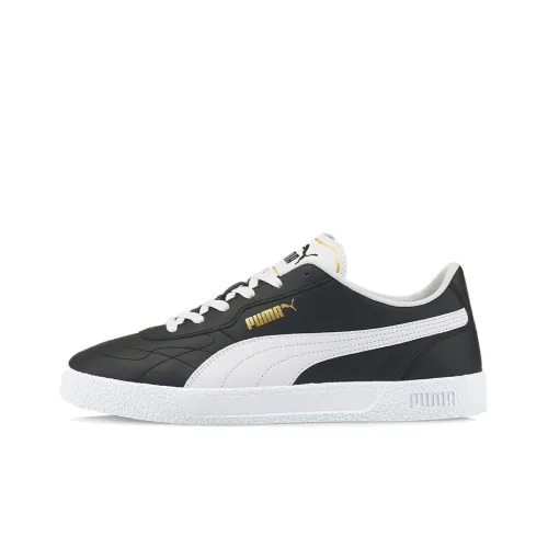 PUMA Club Zone Low Топ Скейтборд Кроссовки Унисекс Черный Белый
