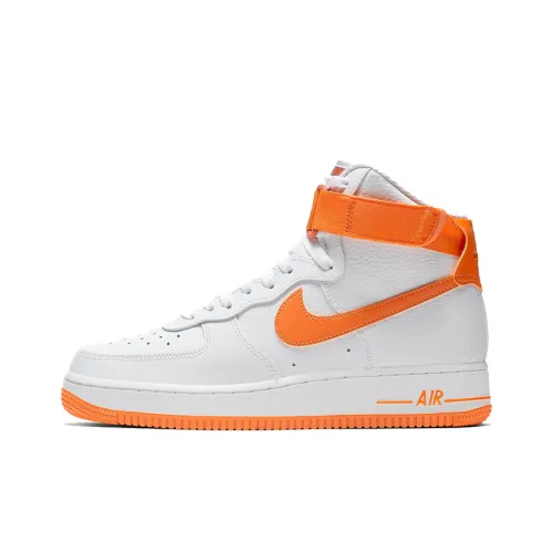 Nike Air FORCE 1 Ярко-оранжевый Non Lower Top Легкий MID Скейтбординг Кроссовки Женские Ярко-оранжевый