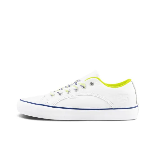 VANS Lampin Low Топ Скейтборд Кроссовки Унисекс Белый