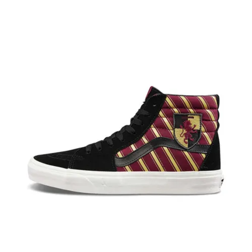 Гарри Поттер x Vans SK8 Gryffindor High Top Скейтборд Кроссовки Унисекс Черный Красный