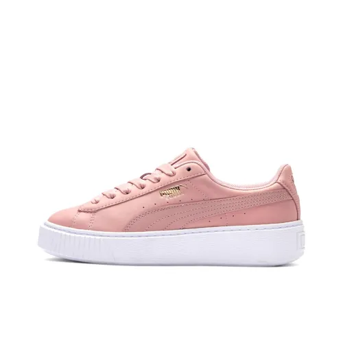 PUMA Платформа Slip-on Resistant And Дышащий Низкий Топ Скейтбординг Кроссовки Женские Розовые