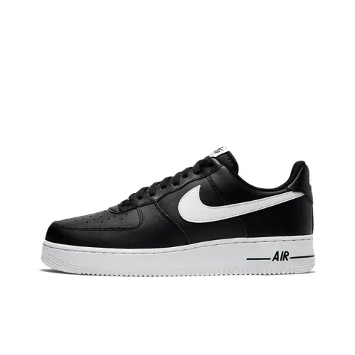 Nike Air Force 1 '07 Low Топ Скейтборд Кроссовки Мужские Черные