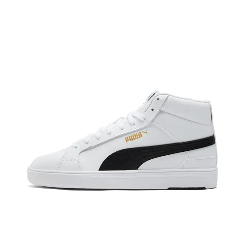 PUMA Serve Pro Lite MID Топ Скейтборд Кроссовки Унисекс Белый