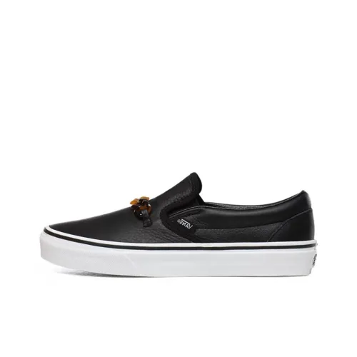VANS Slip On Series Low Top Скейтборд Кроссовки Женские Черные