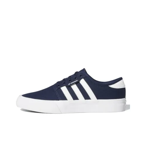 Adidas Originals Seeley XT Slip-Resistant Low Top Скейтборд Кроссовки Унисекс Темно-Синий Белый