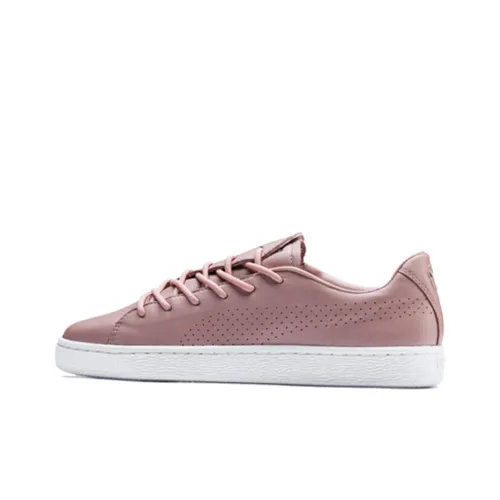 PUMA Basket Crush Perf Trainers Low Топ Кроссовки для скейтбординга Женские Сердце Розовый